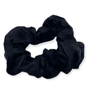 NWT Wool + Pepper Co. Satin Scrunchie - Black